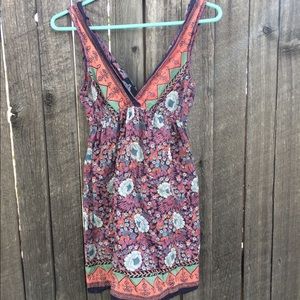 Fun Colorful Patterned Sundress / Tunic